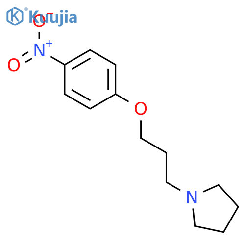 1-(3-(4-Nitrophenoxy)propyl)pyrrolidine structure