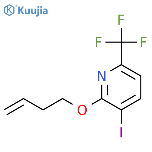 Pyridine, 2-(3-buten-1-yloxy)-3-iodo-6-(trifluoromethyl)- structure