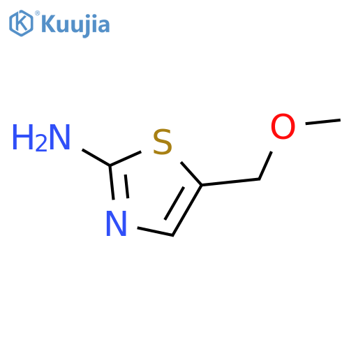 5-(methoxymethyl)-1,3-thiazol-2-amine structure