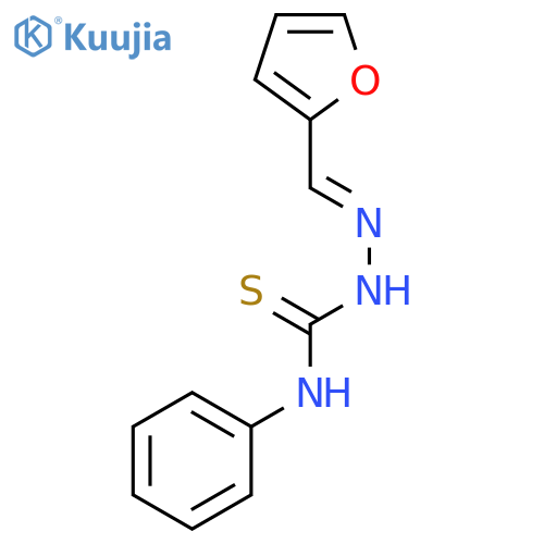 Hydrazinecarbothioamide, 2-(2-furanylmethylene)-N-phenyl-, (2E)- structure