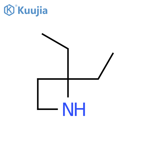 2,2-Diethylazetidine structure