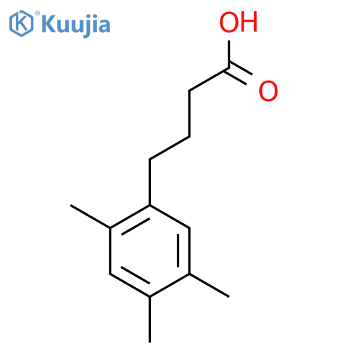 4-(2,4,5-trimethylphenyl)butanoic acid structure