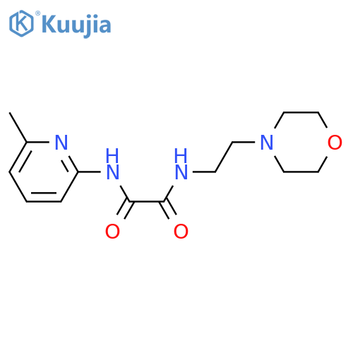 N-(6-methylpyridin-2-yl)-N'-2-(morpholin-4-yl)ethylethanediamide structure
