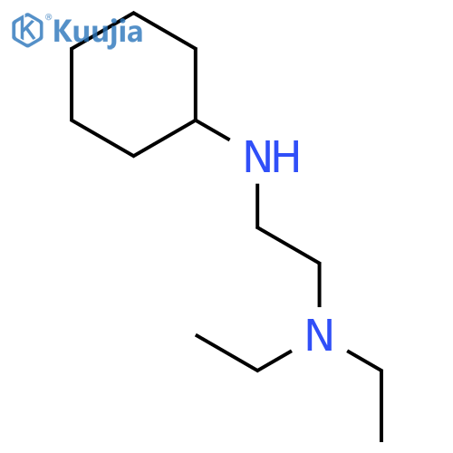 N-[2-(diethylamino)ethyl]cyclohexanamine structure