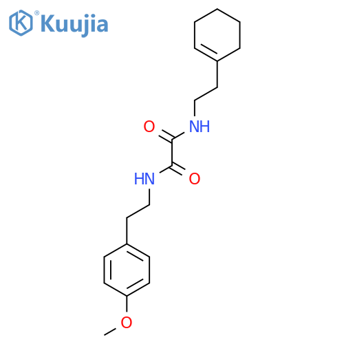 N-2-(cyclohex-1-en-1-yl)ethyl-N'-2-(4-methoxyphenyl)ethylethanediamide structure
