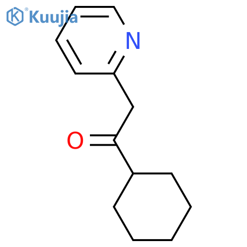 1-Cyclohexyl-2-(pyridin-2-yl)ethanone structure
