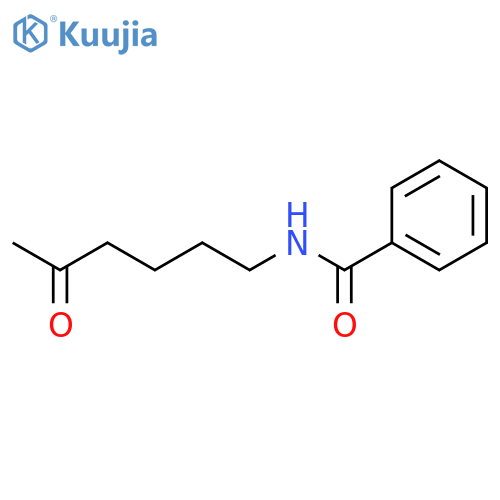 Benzamide, N-(5-oxohexyl)- structure
