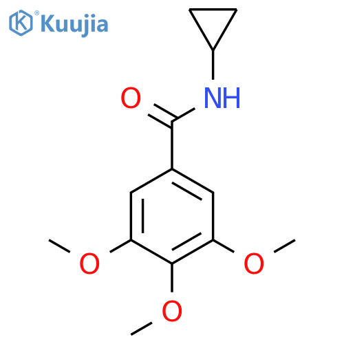 Benzamide,N-cyclopropyl-3,4,5-trimethoxy- structure