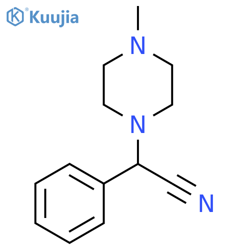 2-(4-Methylpiperazin-1-YL)-2-phenylacetonitrile structure
