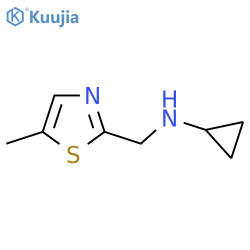 N-(5-Methyl-1,3-thiazol-2-yl)methylcyclopropanamine dihydrochloride structure