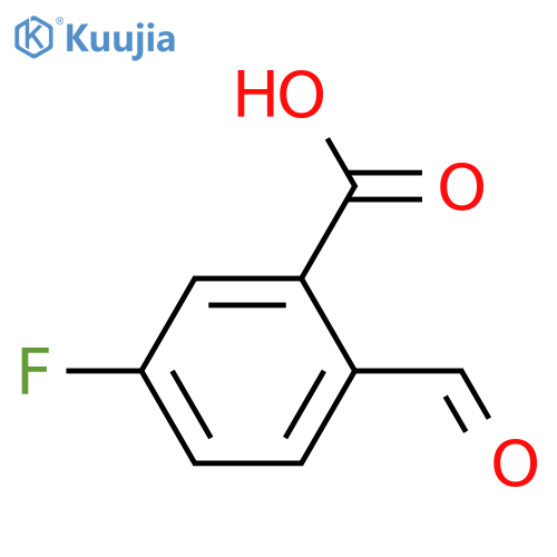 5-Fluoro-2-formylbenzoic acid structure
