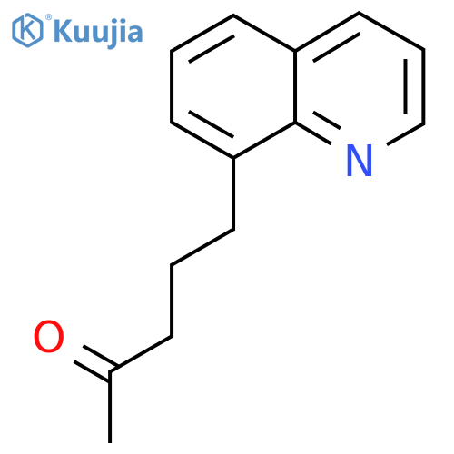 5-(Quinolin-8-yl)pentan-2-one structure
