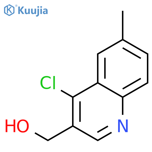 3-Quinolinemethanol, 4-chloro-6-methyl- structure