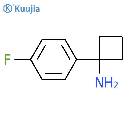 1-(4-Fluorophenyl)cyclobutanamine structure