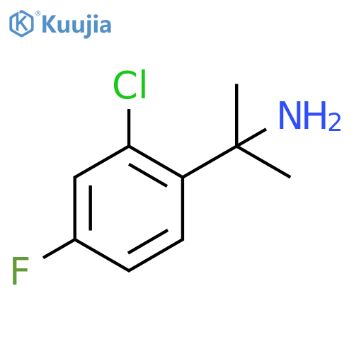 2-(2-chloro-4-fluorophenyl)propan-2-amine structure