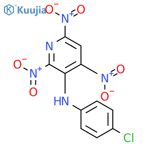 3-Pyridinamine, N-(4-chlorophenyl)-2,4,6-trinitro- structure