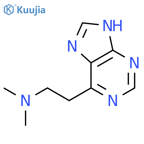 9H-Purine-6-ethanamine, N,N-dimethyl- structure