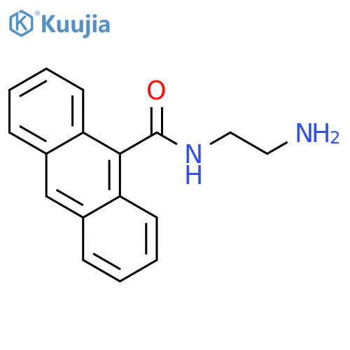 9-Anthracenecarboxamide, N-(2-aminoethyl)- structure