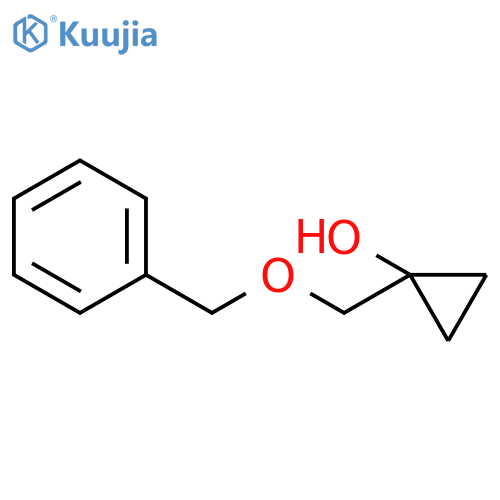 Cyclopropanol, 1-[(phenylmethoxy)methyl]- structure