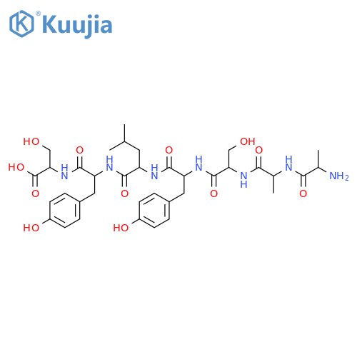 L-Serine, L-alanyl-L-alanyl-L-seryl-L-tyrosyl-L-leucyl-L-tyrosyl- structure
