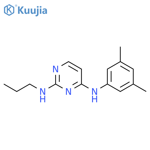 2,4-Pyrimidinediamine, N4-(3,5-dimethylphenyl)-N2-propyl- structure