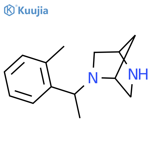 2,5-Diazabicyclo[2.2.1]heptane, 2-[1-(2-methylphenyl)ethyl]- structure