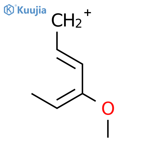 2,4-Hexadienylium, 4-methoxy- structure