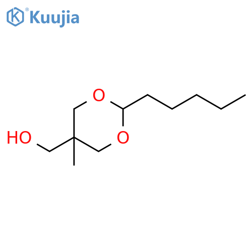 1,3-Dioxane-5-methanol, 5-methyl-2-pentyl- structure