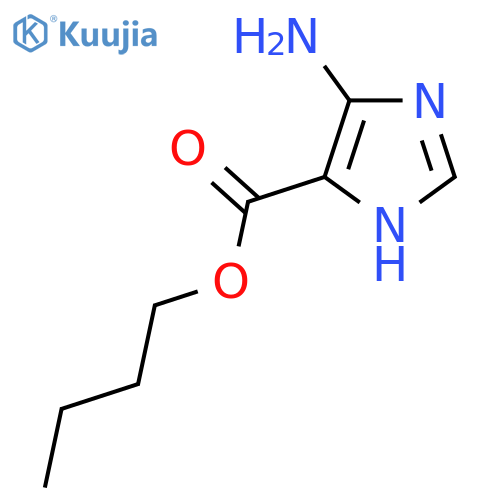 Butyl 5-amino-1H-imidazole-4-carboxylate structure