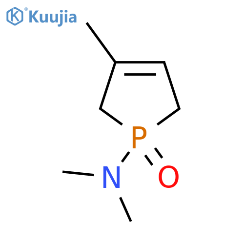 1-(Dimethylamino)-3-methyl-2,5-dihydro-1H-1lambda~5~-phosphol-1-one structure