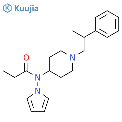 Propanamide, N-[1-(2-phenylpropyl)-4-piperidinyl]-N-1H-pyrrol-1-yl- structure