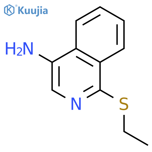 4-Isoquinolinamine, 1-(ethylthio)- structure