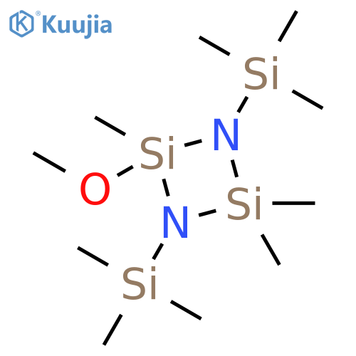 Cyclodisilazane, 2-methoxy-2,4,4-trimethyl-1,3-bis(trimethylsilyl)- structure