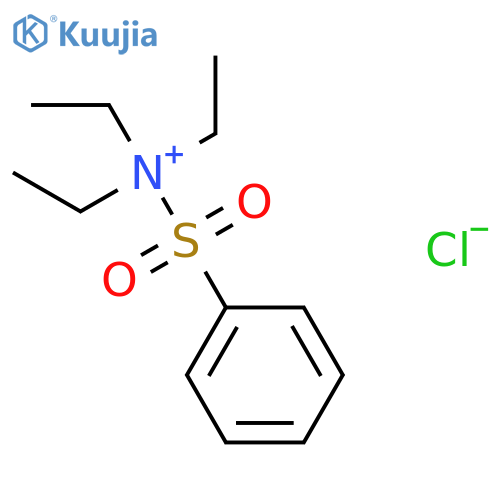 Ethanaminium, N,N-diethyl-N-(phenylsulfonyl)-, chloride structure