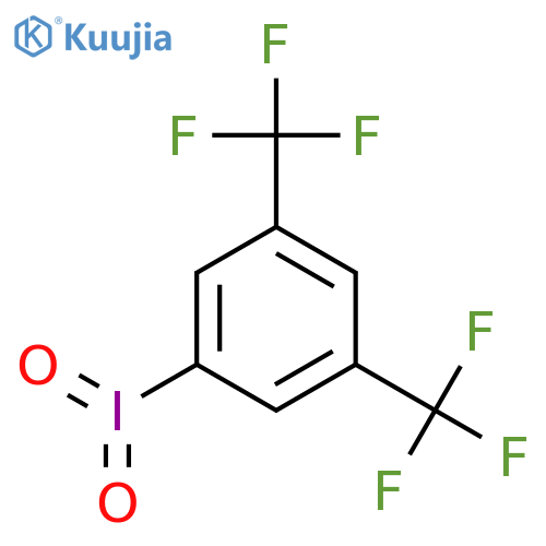 Benzene, 1-iodyl-3,5-bis(trifluoromethyl)- structure