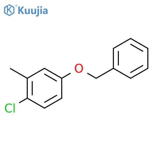Benzene, 1-chloro-2-methyl-4-(phenylmethoxy)- structure