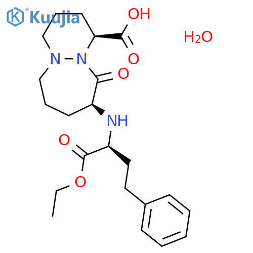 Cilazapril monohydrate structure
