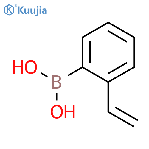 Boronic acid, (ethenylphenyl)- structure