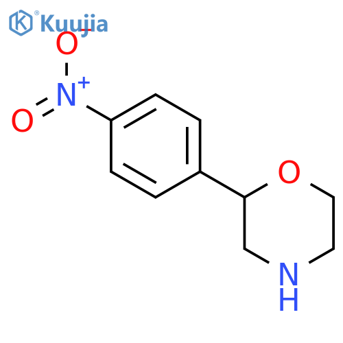 Morpholine, 2-(4-nitrophenyl)-, (2S)- structure
