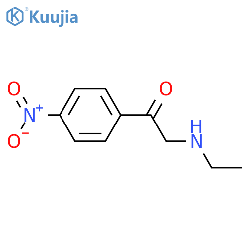 Ethanone, 2-(ethylamino)-1-(4-nitrophenyl)- structure