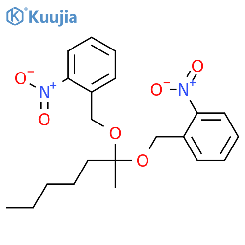 Benzene, 1,1'-[(1-methylhexylidene)bis(oxymethylene)]bis[2-nitro- structure