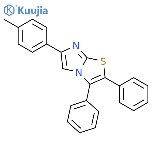 Imidazo[2,1-b]thiazole, 6-(4-methylphenyl)-2,3-diphenyl- structure