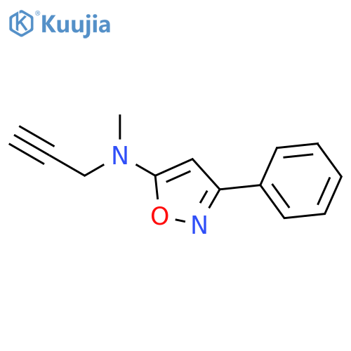 5-Isoxazolamine, N-methyl-3-phenyl-N-2-propynyl- structure