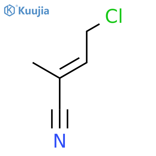 2-Butenenitrile, 4-chloro-2-methyl- structure