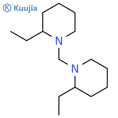 1,1'-Methylenebis(2-ethylpiperidine) structure