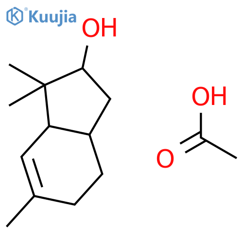 1H-Inden-2-ol, 2,3,3a,4,5,7a-hexahydro-1,1,6-trimethyl-, acetate structure