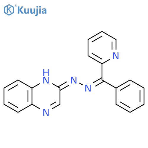 2(1H)-Quinoxalinone, (phenyl-2-pyridinylmethylene)hydrazone structure