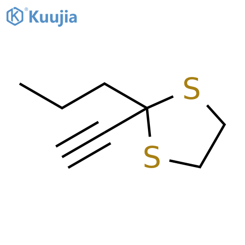 1,3-Dithiolane, 2-ethynyl-2-propyl- structure