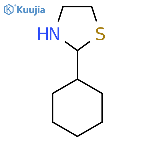 2-Cyclohexyl-1,3-thiazolidine structure