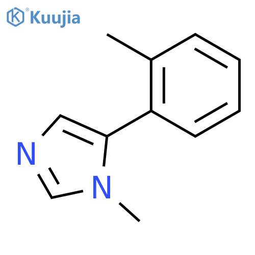 1H-Imidazole, 1-methyl-5-(2-methylphenyl)- structure